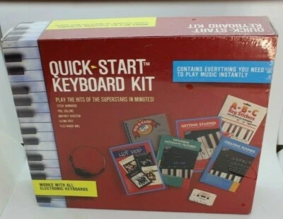 Quick Start Keyboard Kit Boxed Set Play Hits Of Superstars In Minutes New Sealed - Image 1 of 4