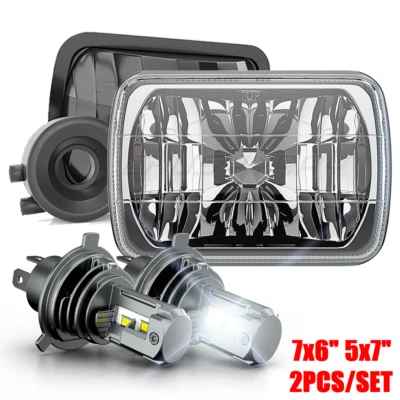 2 piezas faros LED alto/bajo DRL para Toyota Tacoma 1995 1996 1997 y camioneta 5X7" 7X6 Foto 1 de 4