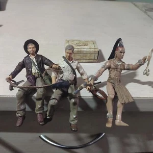 Lot of 3pcs 3.75 Inch Indiana Jones Raider & Ugha Warrior Action Figures - Picture 1 of 4