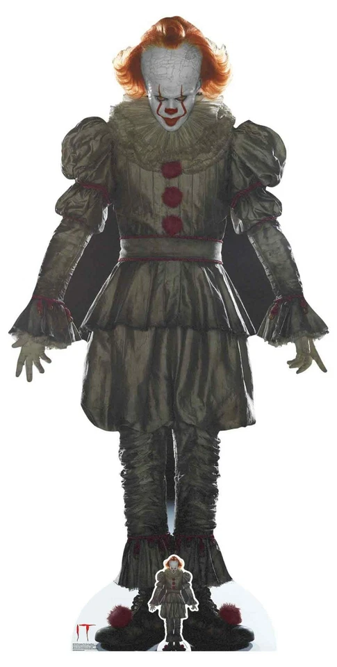 STARSTILLS CARDBOARD CUTOUTS Pennywise Stephen King's IT Official Cardboard Cutout Welcome to Derry Clown