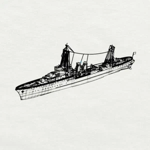 1/700 Model Kit Bourrasque-Class,French Destroyer Bourrasque, 1939 Full Hull - Picture 1 of 3