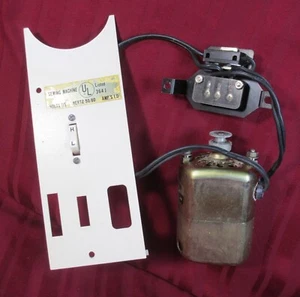 Riccar 666FA Sewing Machine OEM MOTOR SWITCH RECEPTACLE YDK YM 40W 8 PLATE 110V - Picture 1 of 4