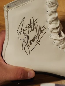 Patín sobre hielo firmado por Scott Hamilton medallista de oro olímpico CAMPEÓN 4 VECES JSA -  - Imagen 1 de 10