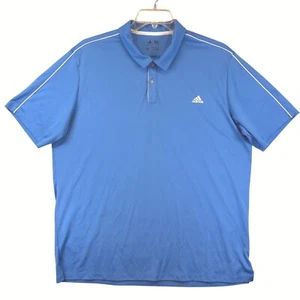 Polo Adidas adulte bleu golf stretch logo moderne décontracté homme XL - Photo 1/8