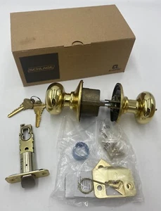 Set serratura Schlage ingresso con chiave F51A PLY 605 NUOVO CON CHIAVI SPEDIZIONE GRATUITA - Foto 1 di 8