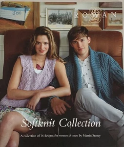 Rowan Softknit Collection 16 Knit Design Patterns by Martin Storey Mens & Womens - Picture 1 of 4
