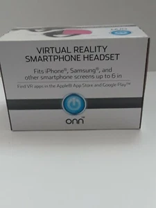 New Onn Virtual Reality Smartphone Headset Comptiable For IPhone Android Phones - Picture 1 of 5