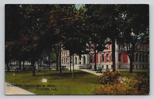 Court House Park Cannons Goshen Indiana Unposted Divided Back c1901-1907 - Picture 1 of 2