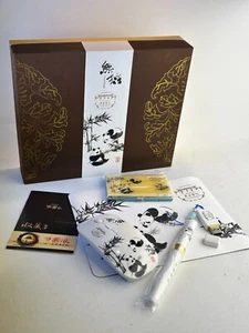 Japanese Giant Panda Computer Mouse Set-Mouse, Pad, Pen, Receiver Card Case - Picture 1 of 7