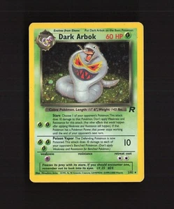 Dunkles Arbok 2/82 Team Rocket WOTC Unlimited Holo Rare Pokemon Karte DMG - Bild 1 von 2