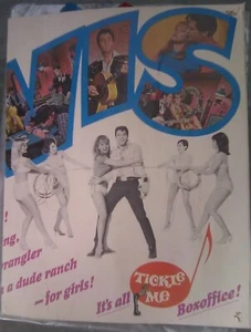Elvis Presley movie press kit/promo Tickle Me 1965 folder with feathers - Picture 1 of 4