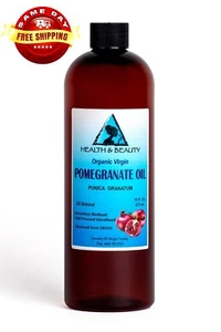 POMEGRANATE SEED OIL UNREFINED ORGANIC COLD PRESSED VIRGIN RAW FRESH PURE 32 OZ - Picture 1 of 12