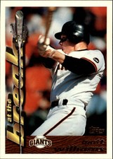 1995 Topps Traded San Francisco Giants Baseball Card #10T Matt Williams AB