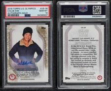 2018 US Olympic & Paralympic Team and Hopefuls Gold /25 Chloe Kim Rookie Auto RC