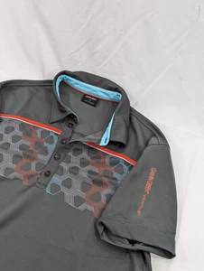 Polo Shirt Galvin Verde Ventil8 Plus Verde Geometrica Castello Stuart Grigio Golf XL - Foto 1 di 7