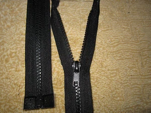 1 x Teilbaren Jacken Reißverschluß mit Groben Zähnen 80 cm ( S GR 80 - Picture 1 of 2