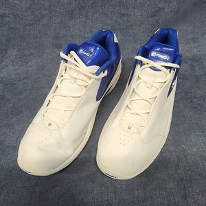 And1 Leder Basketball Sneaker weiß/blau Größe 14 Vintage u-101D - Bild 1 von 7