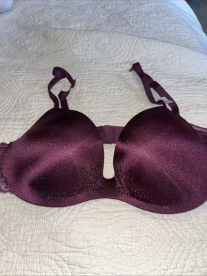 Sujetador Body Kiss La Senza Nuevo con Etiquetas 32B Berenjena Acolchado Extraíbles Correas Ajustables Foto 1 de 3