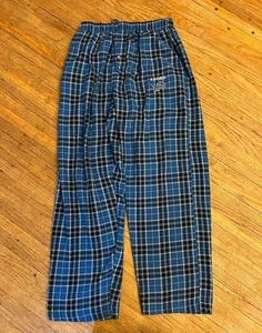 DETROIT LIONS FLANNEL PAJAMA PANTS Football NFL Pockets Sewn Logo Adult LARGE - Picture 1 of 3