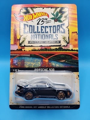 HOT WHEELS F093 PORSCHE 930 23rd Annual Collectors Nationals Numbered MOMC - Image 1 of 4