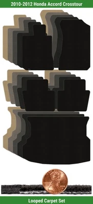 Заказной классический петлевой коврик набор для '10-12 Honda Accord Crosstour (5 штук) #S16 - Изображение 1 из 4