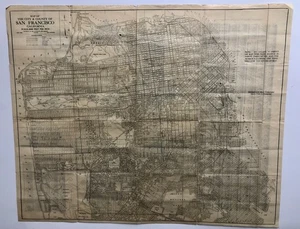 New San Francisco Suburban Map Pre 1931 on Vellum Paper - Picture 1 of 6