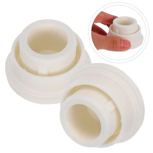 2 Pcs Swimming Pool Ladder Plug Rubber Bumper Guards Protective Covers Pads - Picture 1 of 12