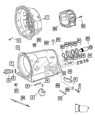 Genuine Mopar Transfer Case Adapter 52108451AB - Image 1 of 4