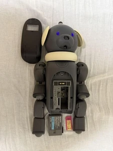 Junk Sony AIBO ERS-1000 Macaron Black/Gray Robot Dog w/ Box Accessories Japan - Picture 1 of 8