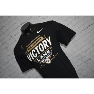 Nike T-Shirt UGA Bulldogs Mens XL University Georgia DAWGS National Champs 2021 - Picture 1 of 7