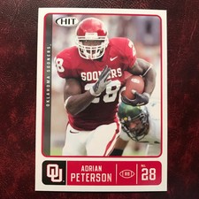 2007 SAGE HIT Set ADRIAN PETERSON ROOKIE #28 OKLAHOMA ** MINT **
