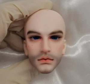 Muñeca 1/4 BJD Fid Rex Solo Cabeza Normal Sin Piel Maquillaje Facial + Ojos - Imagen 1 de 4