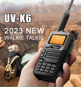 QuanSheng UV-K6 Walkie Talkie 5W 1600 mAh UHF VHF Radio FM Dwukierunkowe radia szynowe - Zdjęcie 1 z 10