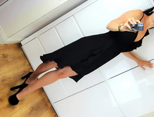DIVIDED by H&M Damen Kleid Boho Tunika Trend Asymmetrisch Party Sommer Gr 32 - Bild 1 von 15