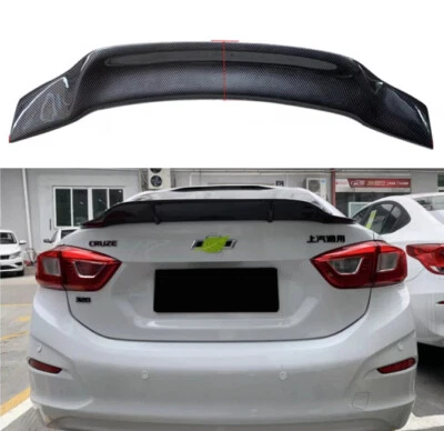 For 2011-20 Chevrolet Chevy Cruze Carbon Fiber Duckbill Rear Trunk Spoiler Wing Foto 1 de 4