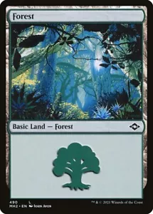 Forest (490) x1 1x ETCHED FOIL Modern Horizons 2 NM MTG - Picture 1 of 1
