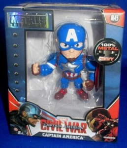 MARVEL AVENGERS CAPTAIN AMERICA CIVIL WAR DIE CAST METALS M45 FIGURE, NEW - Picture 1 of 4