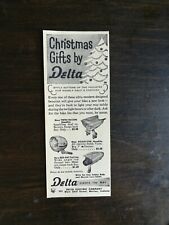 Vintage 1960 Delta Bicycle Bike Lite Lamp Original Ad