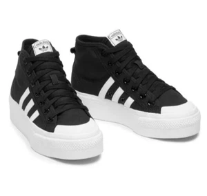 Adidas Nizza Mujer FY2783 Retro T. 38 Negra Blanca Plataforma Alta Última Oferta - Imagen 1 de 11