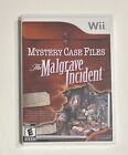 Mystery Case Files The Malgrave Incident Wii Game Sealed Brand New