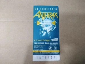  ANTHRAX VIERNES 10 DICIEMBRE - ENTRADA TICKET - Bild 1 von 1