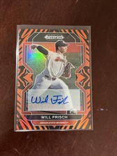 2022 Panini Prizm Draft Picks Will Frisch Tiger Stripes Auto /25 #PDP173 Cubs