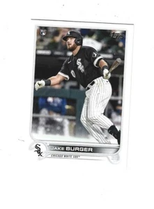 2022 Topps #186 Jake Burger RC CHICAGO WHITE SOX - Foto 1 di 1