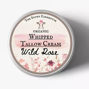 Organic Whipped Beef Tallow Cream for Face and body | Grass Fed Whipped Tallow - Picture 1 of 10