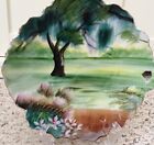 Vintage Hand Painted Landscape Plate Dish Made in Japan Sphinx New York