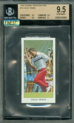 1994 DORMY ERROR # 12 HALE IRWIN BGS-9.5 MAC FINEST GRADED 172 ISSUED * - Image 1 of 2