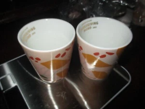 Starbucks 2015 Thanksgiving Mischung 2 passende Schnupperbecher 3 flüssige Unzen EUC - Bild 1 von 2