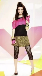 Chasing Fireflies 80’s Girl Complete Retro Halloween Costume Size 14 NEW!💋 - Picture 1 of 3