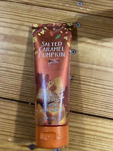 Bath Body Works Salted Caramel Pumpkin Ultra Shea Cream 8oz Rare - Bild 1 von 4