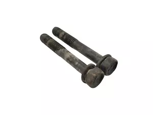 85 Suzuki LT250E LT 250E Quadrunner Upper/Lower Handlebar Handlebar Clamp Half - Foto 1 di 4
